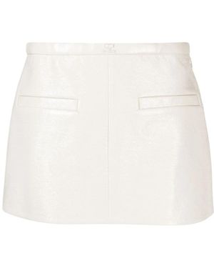 Courreges Short Skirts - White