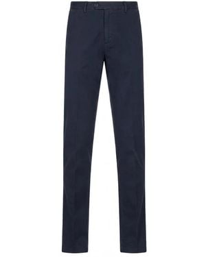 Kiton Slim-Fit Trousers - Blue