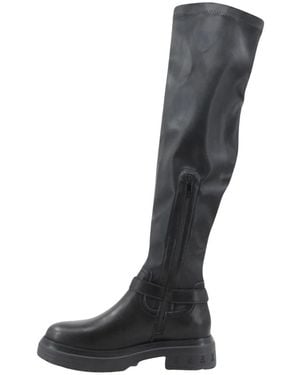 Patrizia Pepe Over-Knee Boots - Negro