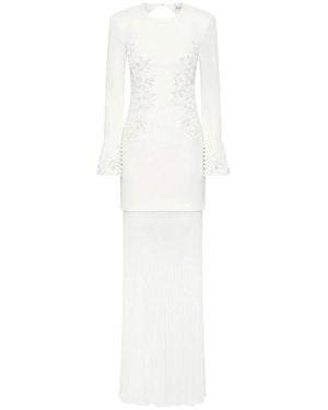 Rebecca Vallance Xanthe Long Sleeve Gown - Weiß