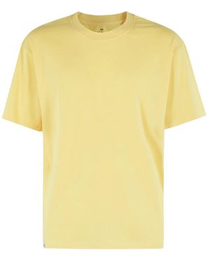 Edwin Basic Oversize T-Shirt Gelb Kurzarm