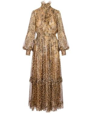 Etro Kleedjes ,Veelkleurig ,Maxi Kleedjes - Naturel