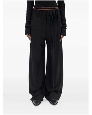 Ann Demeulemeester Wide Pants - Black