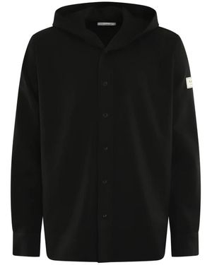 flâneur Hooded Shirt Atelier Style - Zwart