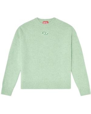DIESEL Round-Neck Knitwear - Verde