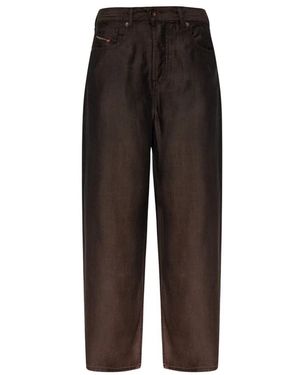 DIESEL Wide Jeans - Zwart