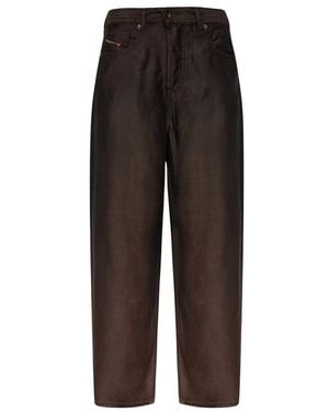 DIESEL Wide Jeans - Schwarz