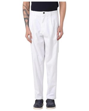 Giorgio Armani Straight Trousers - Bianco