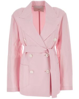 Setchu Trench Coats - Pink