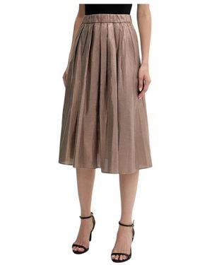 Ouí Midi Skirts - Marrone