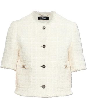 Versace Tweed Jackets - Blanco