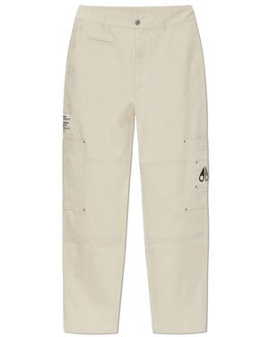 Moose Knuckles Wide Pants - Natural