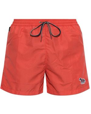 Paul Smith Badeshorts - Rot