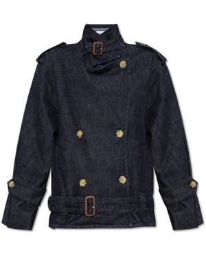 Self-Portrait Denim Jackets - Bleu