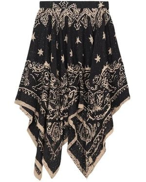 R13 Midi Skirts - Negro