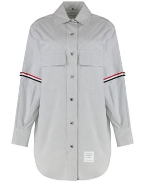 Thom Browne Shirt Dresses - Grigio