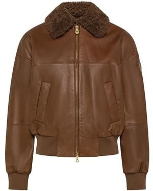 Peuterey Bomber Jackets - Marrón