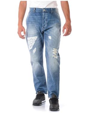 Daniele Alessandrini Straight Fit Jeans - Blue