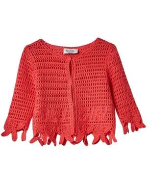 Blugirl Blumarine Cardigans - Rosso