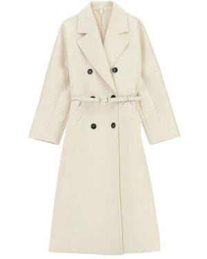 Imperial Belted Coats - Natural