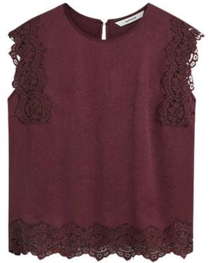 Summum Sleeveless Tops - Violet
