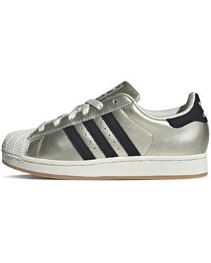 adidas Schoenen ,Grijs ,Leer Superstar Ii