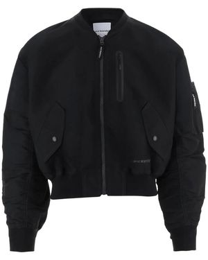 and wander Jacke Aus Baumwollmischgewebe - Schwarz
