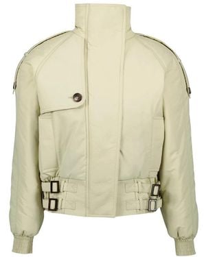 Marine Serre Bomber Jackets - Green
