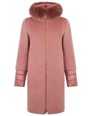 Herno Single-Breasted Coats - Rose