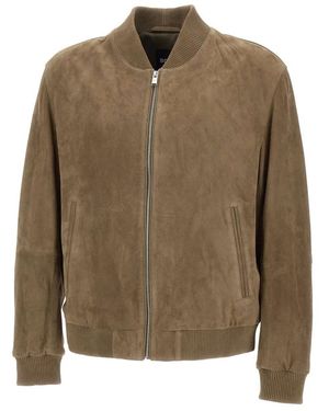 HUGO Leather Jackets - Groen