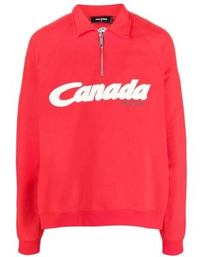 DSquared² Zip-Throughs - Rojo