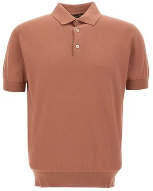 FILIPPO DE LAURENTIIS Polo Shirts - Marrón