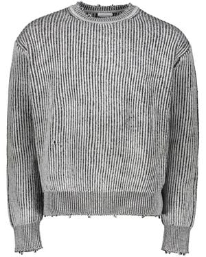 John Elliott Round-Neck Knitwear - Grigio