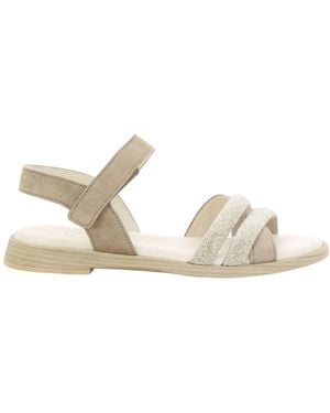 Gabor Flat Sandals - Blanco