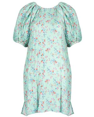 Silvian Heach Blumiges Minikleid - Blau