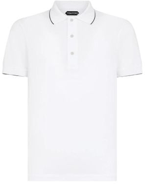 Tom Ford Polo Shirts - White