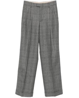 BERWICK  1707 Straight Trousers - Grijs