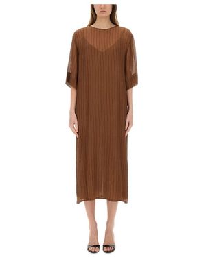 Alysi Midi Dresses - Brown