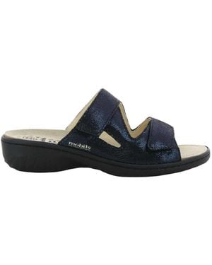 Mobils Schoenen ,Blauw ,Leer Geva Slider