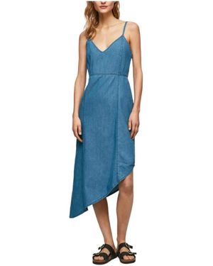 Pepe Jeans Midi Dresses - Blue