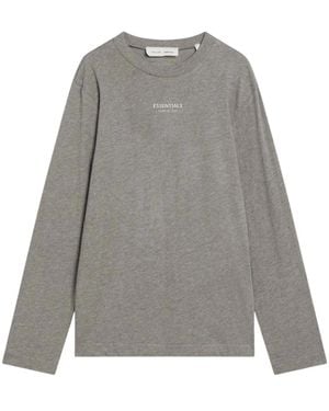 Fear Of God Long Sleeve T-Shirts - Grey