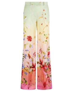 Roberto Cavalli Wide Trousers - Wit