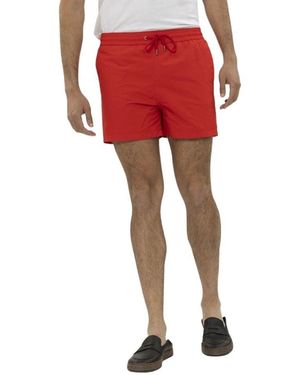 Paul Smith Gestreifte Badeshorts - Rot