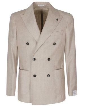 BRERAS Milano Giacca Doppiopetto - Naturel