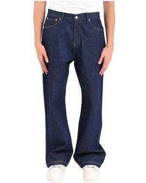 Arte' Loose-Fit Jeans - Blue