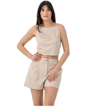 Kocca Sleeveless Tops - Natural
