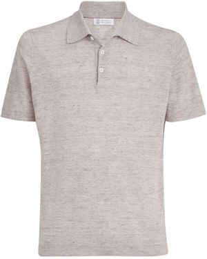 Brunello Cucinelli Polo Shirts - Grey