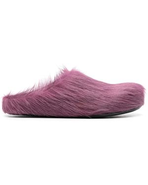 Marni Schoenen ,Roze ,Mauve Comfortabele Instap Sandalen - Paars