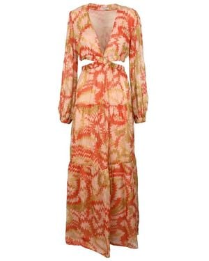 Dondup Maxi Dresses - Orange