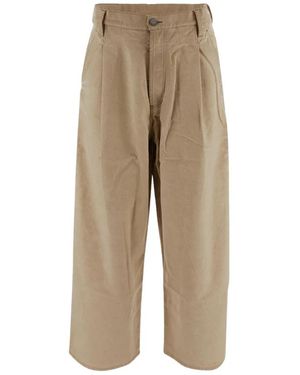 Uma Wang Wide Trousers - Naturel